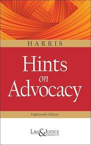 Hints on Advocacy (Indian Economy Reprint), 18th Edition 2023 - by Harris